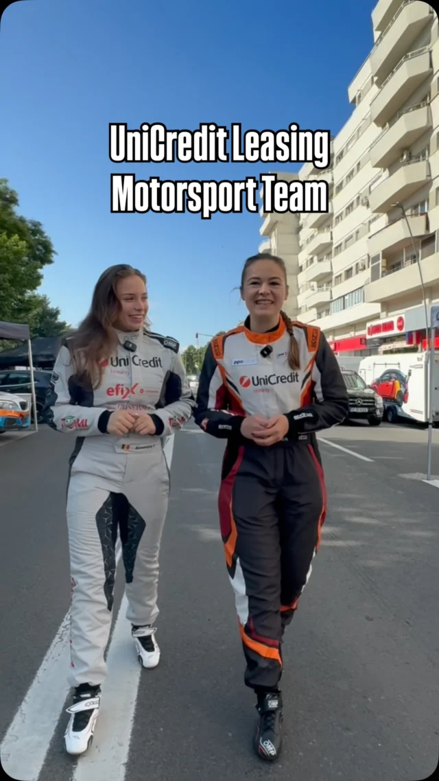 100% girl power în echipa UniCredit Leasing Motorsport Team din Campionatul Național Super Rally 2025 ❤️🏁 #womeninmotorsport #girlpower #rallytime #motorsport